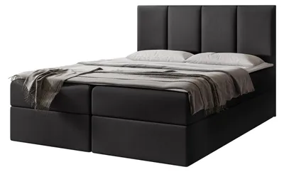 Produktbild von MIRJAN24 Boxspringbett Rebos, Ehebett mit zwei Bettkästen, Doppelbett mit Topper (Polo 897, Größe: 140x200 cm)