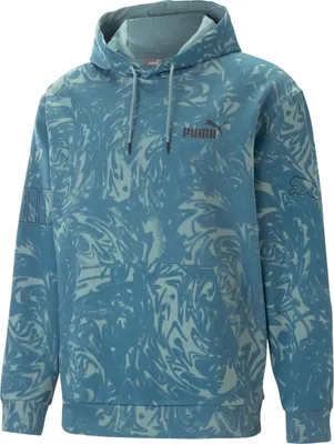 Produktbild von PUMA Power Sommer Print Hoodie Herren 84 - adriatic L