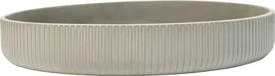 Immagine prodotto di Vaso da fiori ORYVEN in fibra di vetro, grigio scandinavo, 30 x 5 cm