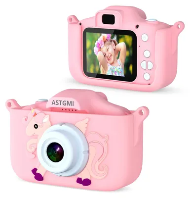 Productafbeelding van Kindercamera, digitale camera met 2,0 inch display, cadeau voor kinderen van 3, 4, 5, 6, 7, 8, 9, 10, 11 en 12 jaar