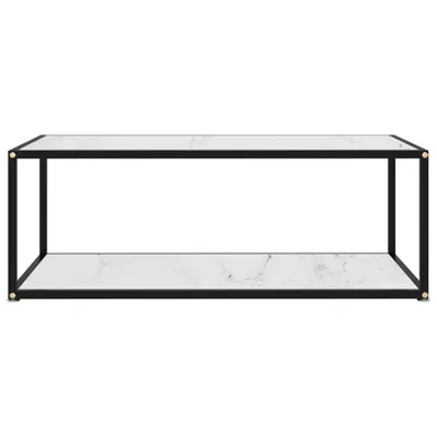 Immagine prodotto di Tavolino bianco 100x50x35 cm in vetro temperato