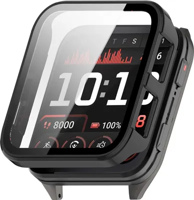 Obrázok produktu pre Pre Garmin Venu X1 Plastové puzdro na inteligentné hodinky + tvrdé sklo 9H Black