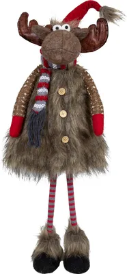 Produktbild von Elch 72cm (84cm) stehend Dekofigur Weihnachten