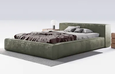 Obrázok produktu pre Manželská posteľ 180x200 cm Bueno - Moderná čalúnená posteľ, posteľ do spálne - rošt, úložný priestor - zelený zamat