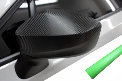 Immagine prodotto di Design Folie verde scuro opaco, disponibile per molti modelli di veicoli, specchio di alta qualità, copertura per specchietto
