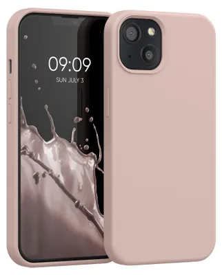 Produktbild von kwmobile Handyhülle für iPhone 13 Hülle, für iPhone 13 Case - Hülle Silikon - kabelloses Laden - Altrosa