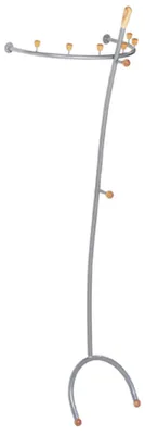 Zdjęcie produktu dla Wieszak ścienny Haku, aluminium - Wymiary: 67 cm x 51 cm x 189 cm; 43351