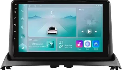 Image de Autoradio avec Bluetooth et CarPlay pour Renault Clio 2 (2000-2012) – Compatible avec Apple et Android – Système stéréo avec système de navigation – 1 Go de RAM, 32 Go de mémoire