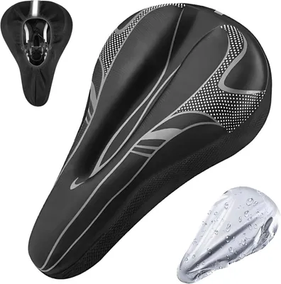 Produktbild von Gel Sattelbezug, atmungsaktiv, für Mountainbike, weiches Kissen, für Fahrrad