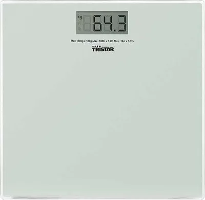Zdjęcie produktu dla Tristar | Waga łazienkowa | WG-2419 | Maksymalna waga (udźwig) 150 kg | Dokładność 100 g | Biały
