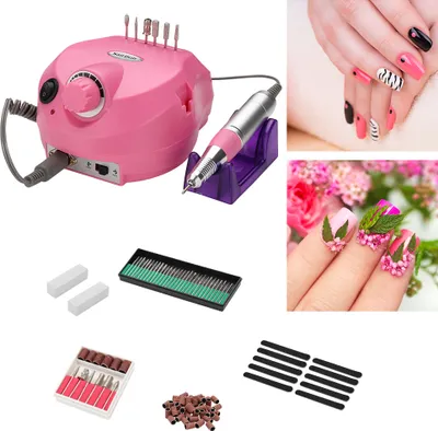 Produktbild von Peviasot Elektrische Nagelfräser Pediküre Nagelfeile Maniküre Set Nagelschleifer Nagelstudio Fräser Nagel Design Nagelstudio