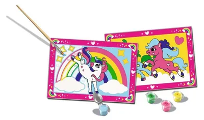 Produktbild von Ravensburger Fairytale Ponies, Guss-/Mal-Set für Kinder, 5 Jahr(e)