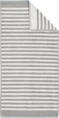 Produktbild von Dyckhoff Duschtuch Sea Stripe kiesel, 70 x 140 cm