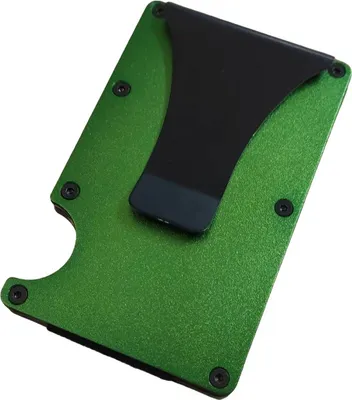 Image de Étui en métal vert pour cartes - Pratique et élégant KP25754