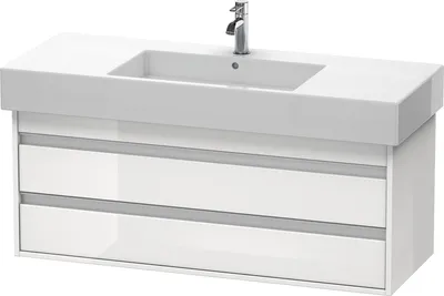 Zdjęcie produktu dla Duravit szafka podumywalkowa KETHO 455 x 1200 x 480 mm biały wysoki połysk