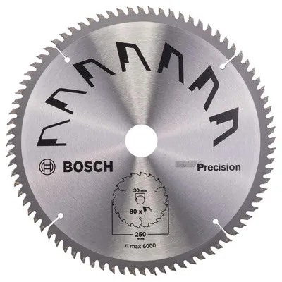 Produktbild von Kreissägeblatt PRECISION D= 250 mm; Bohrung= 30 mm; Z= 80