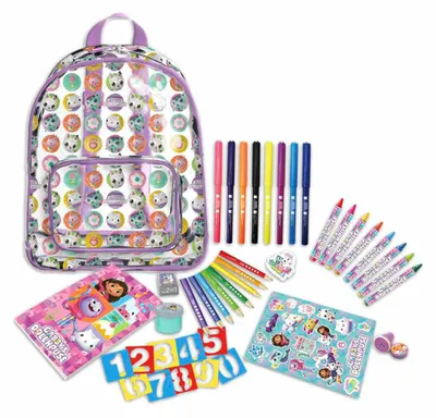 Image de Sac à dos d'activités pour maison de poupées de Gabby, 42 pièces