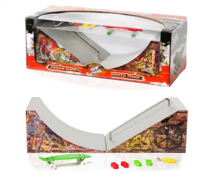 Produktbild von Griff und Tricks Quaterpipe traf pennyboard