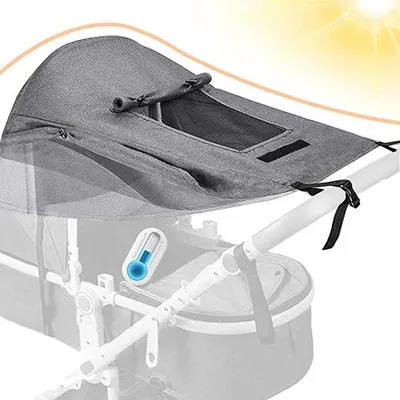 Productafbeelding van Famanu zonnescherm voor kinderwagens - UV-bescherming, ademend ontwerp