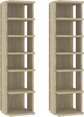 Obrázek produktu pro vidaXL Botníky 2 ks Dub Sonoma 27,5x27x102 cm