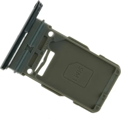 Produktbild von Simkarten Halter für Samsung Galaxy S21 Ultra - Tray Fach Schublade Schlitten Braun