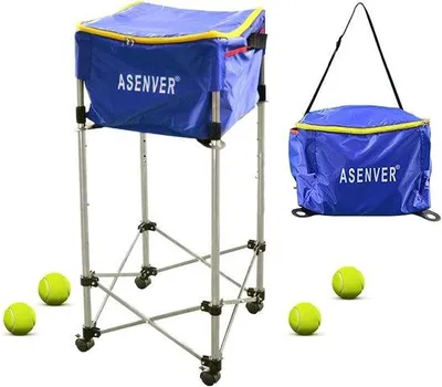 Produktbild von Famanu Tennisballwagen große Kapazität - faltbar, mit Rädern
