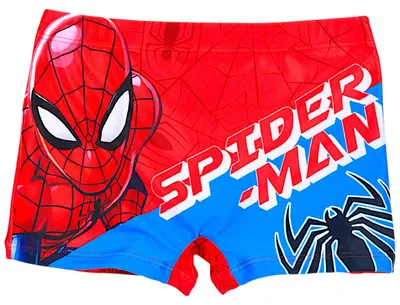 Produktbild von Spider-Man Lizenzprodukt Kinder Badehose für Jungen, Rot, Größe 98 cm