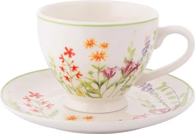 Produktbild von 300Ml Becher Frühlingsaquarell D. Und Rosa Blumen