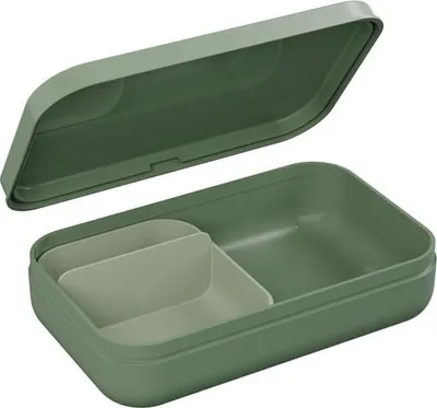 Produktbild von BergHOFF LEO - Lunchbox mit Deckel - Brotdose - Spülmaschinenfest - 21 x 13,1 x 5,4 cm - Grün