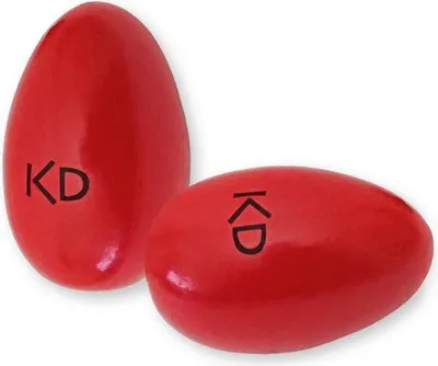 Produktbild von keepdrum Shaker Eggs aus Holz Rot 1 Paar
