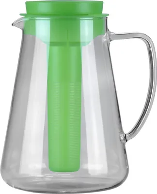 Produktbild von Tescoma Glaskrug TEO 2.5 l, mit Teesieb und Kühleinsatz , grün