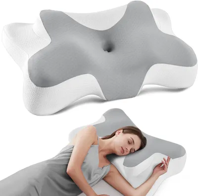 Produktbild von DONAMA Memory Foam Nackenkissen ergonomisch 6 Zonen