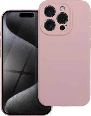 Produktbild von Etui SILICONE 2mm für IPHONE 16 sand rosa