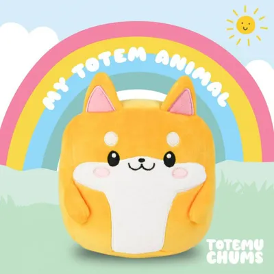 Produktbild von Totemu Chums Cute ŽnŽ Kawaii Plüschfigur Dog 19 cm