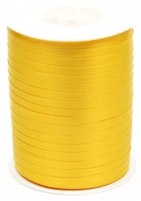 Produktbild von Geschenkband Ringelband 5mm x 500m Rolle Gelb