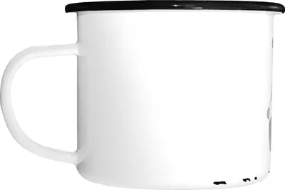 Produktbild von Mr. & Mrs. Panda Reisebecher Fußballtrainer Leidenschaft - Weiß - Geschenk, Pott, Spruch, Metallbecher, Fußballspiel, Glücksbringer, Emaille Tasse, Teebecher, Teetasse