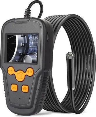 Immagine prodotto di Endoscopio con schermo HD da 2,4 pollici e cavo da 10 metri - Telecamera impermeabile con illuminazione a LED
