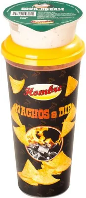 Produktbild von Hombre Nachos & Dip Sour Cream 165g