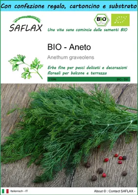 Immagine prodotto di SAFLAX Set regalo - BIO - Aneto - 700 semi - Anethum