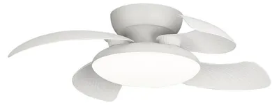 Produktbild von GORO LED-Deckenventilator 45 W mit faltbaren Flügeln CCT 2700–5000 K IP20 – Fernbedienung und Winterfunktion inklusive – Rossini Group