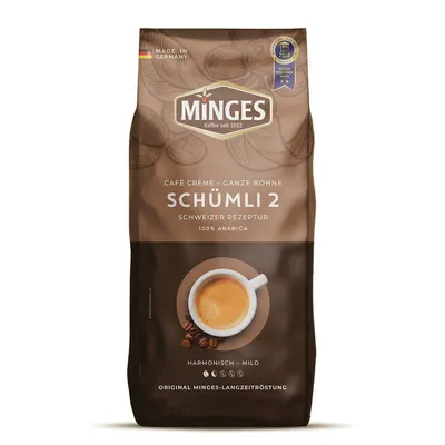 Obrázok produktu pre Minges Café Crème Schümli 2 | celé zrná | 1000g