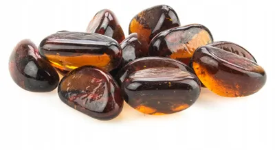 Produktbild von Aquarium Dekoration Glas Otoczak braun, 100 g, 1-3 cm, 10-15 Stück, dekorative Steine für Aquarium, Terrarium und Wohnraum