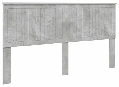 Image de vidaXL Tête de lit Béton Gris 180 cm Bois composite