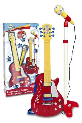 Immagine prodotto di Chitarra rock elettronica con microfono