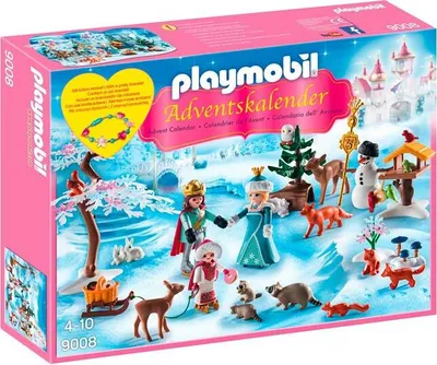 Produktbild von PLAYMOBIL 9008 Adventskalender "Eislaufprinzessin im Schlosspark"