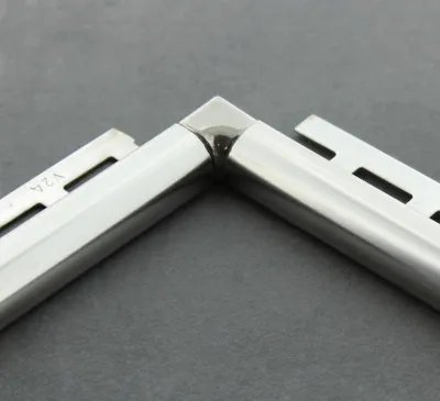 Produktbild von Fliesenschiene als Rundkantenprofil V2A Edelstahl GLÄNZEND Länge 2,50 m Breite 8 mm Fliesenprofil Übergangsprofil Fliesenleiste Treppenkantenprofil