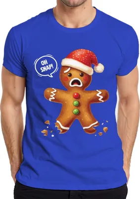Produktbild von Lebkuchen Schwarzer Humor - Weihnachten Weihnachtsgeschenk Christmas Herren T-Shirt, Blau, 3XL