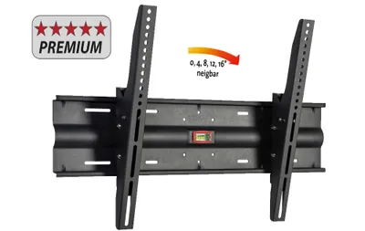 Produktbild von VCM Universal TV Wandhalterung 32-70 Zoll bis 45 kg | bis 16 Grad neigbar kippbar | VESA bis max. 600x400 | Halter Fernsehhalter mit Wasserwaage | Fernseh Halterung WN120