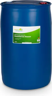 Produktbild von Alpenland destilliertes Wasser, 1 x 200 Liter im Fass auf Palette