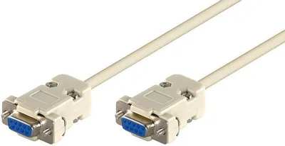 Zdjęcie produktu dla Microconnect SCSENN2N, Biały, 1,8 m, DB-9, DB-9, Żeńska, Żeńska